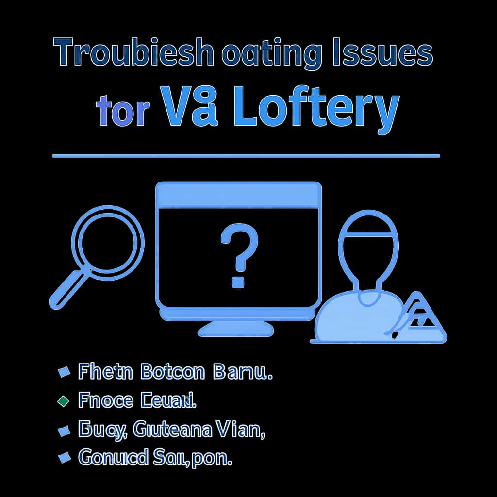 Diagram explaining troubleshooting for V3 Lottery.