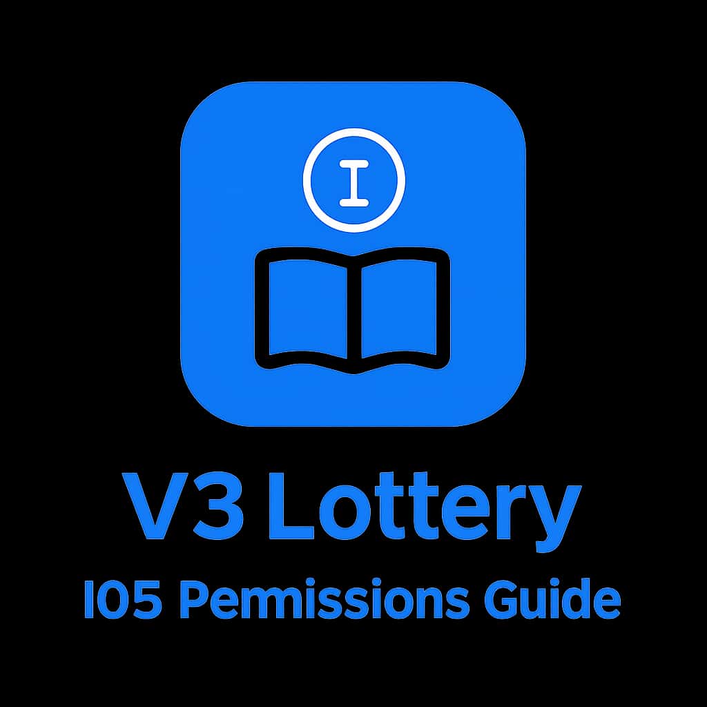 Icon representing V3 Lottery iOS Permissions.