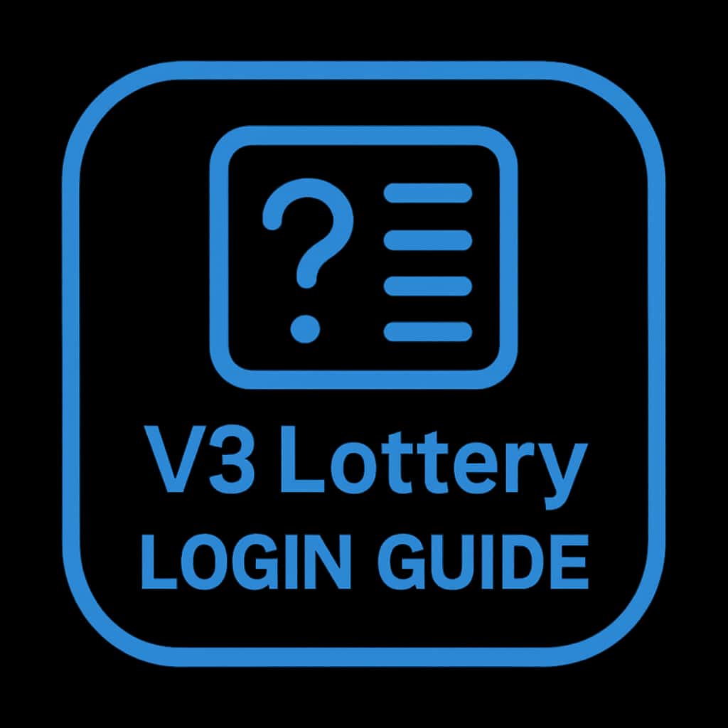 Icon for V3 Lottery Login Guide.