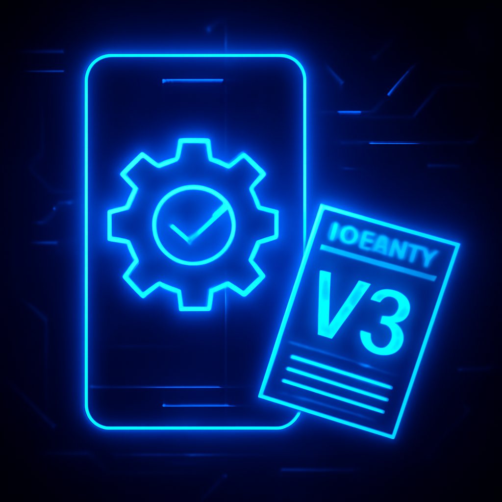 Icon representing features of the V3 Lottery App.