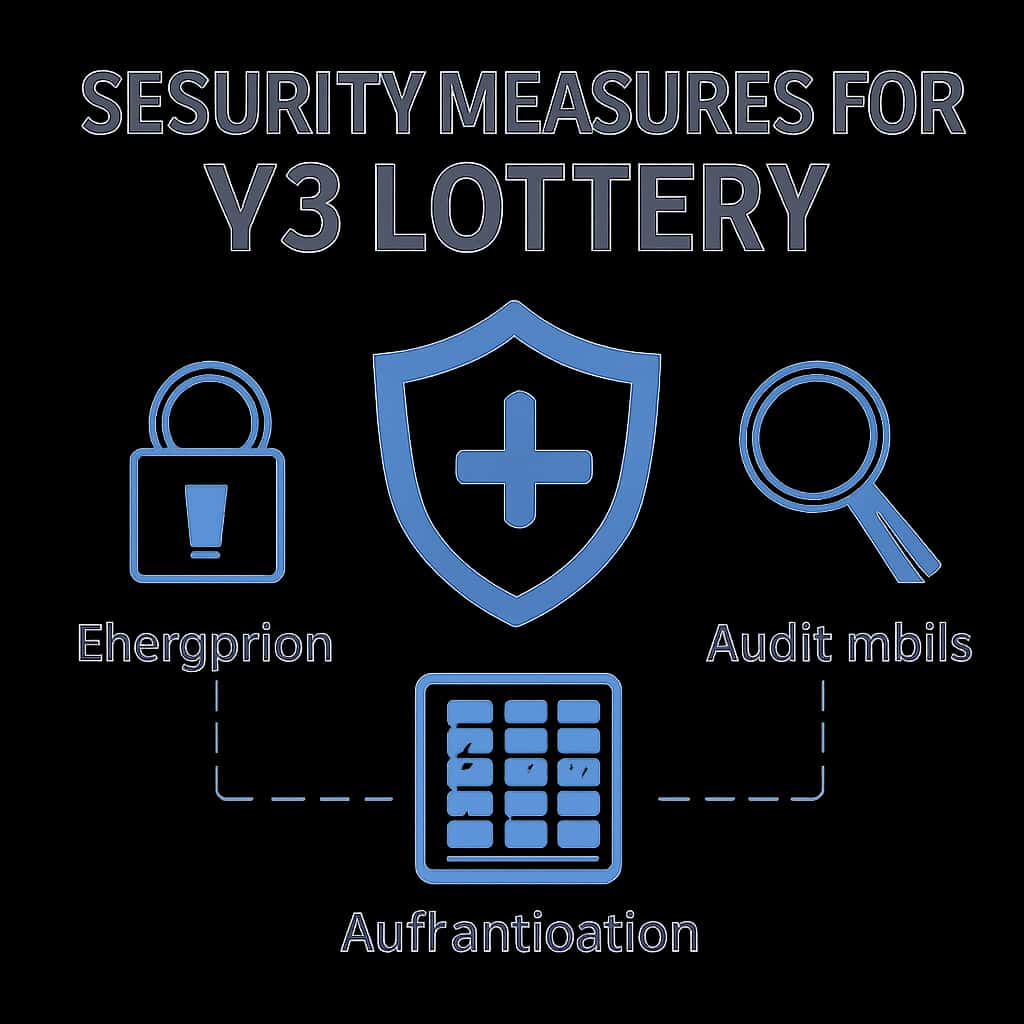Diagram explaining security measures in V3 Lottery.